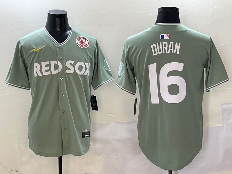Men Boston Red Sox #16 Duran Green Joint Name Game Nike 2025 MLB Jersey style 7